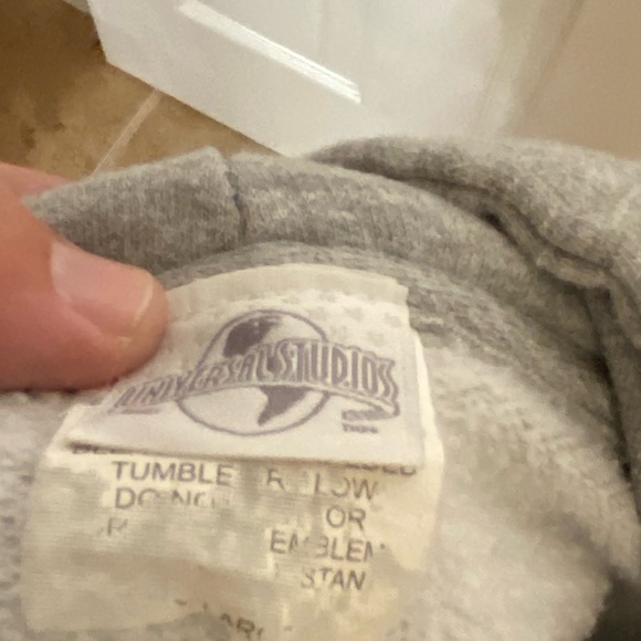 Vintage Universal Studios Amusement Park Hollywood CA Gray Men’s L Hoodie - Picture 4 of 5